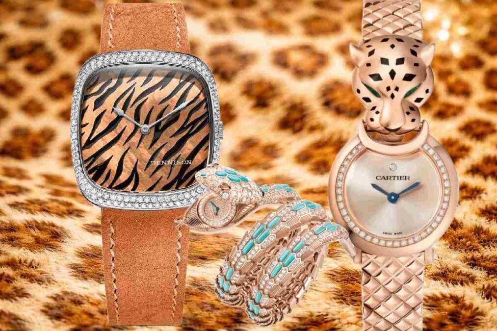 Alta relojería animal: tigres, serpientes y mariposas dan la hora