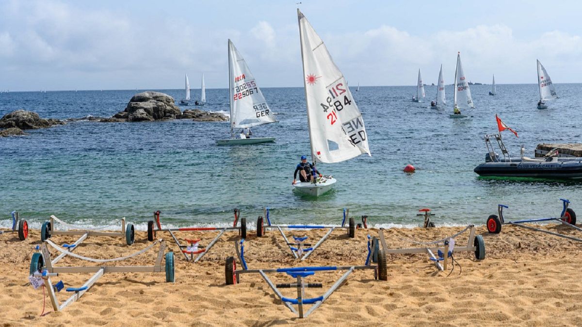 EurILCA Master 2026 arranca en Calella con condiciones muy técnicas
