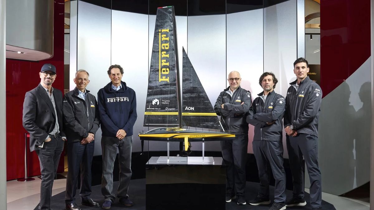 Así luce ‘Hypersail’, el velero oceánico que traslada la filosofía Ferrari a la náutica