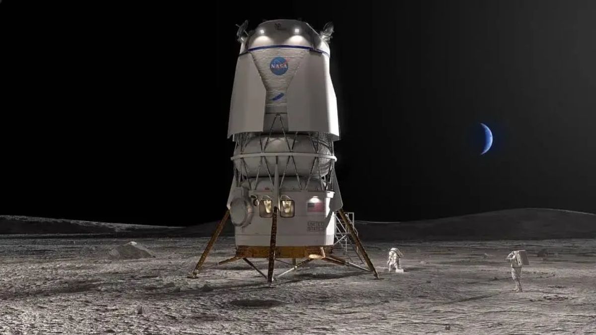 La NASA modifica su plan lunar: el alunizaje depende ahora de SpaceX o Blue Origin