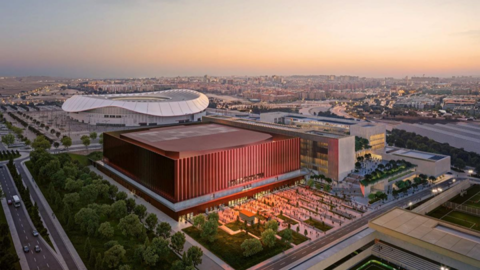 Madrid creará junto al Metropolitano un macrocomplejo con campus, auditorio para 21.000 espectadores y centro deportivo