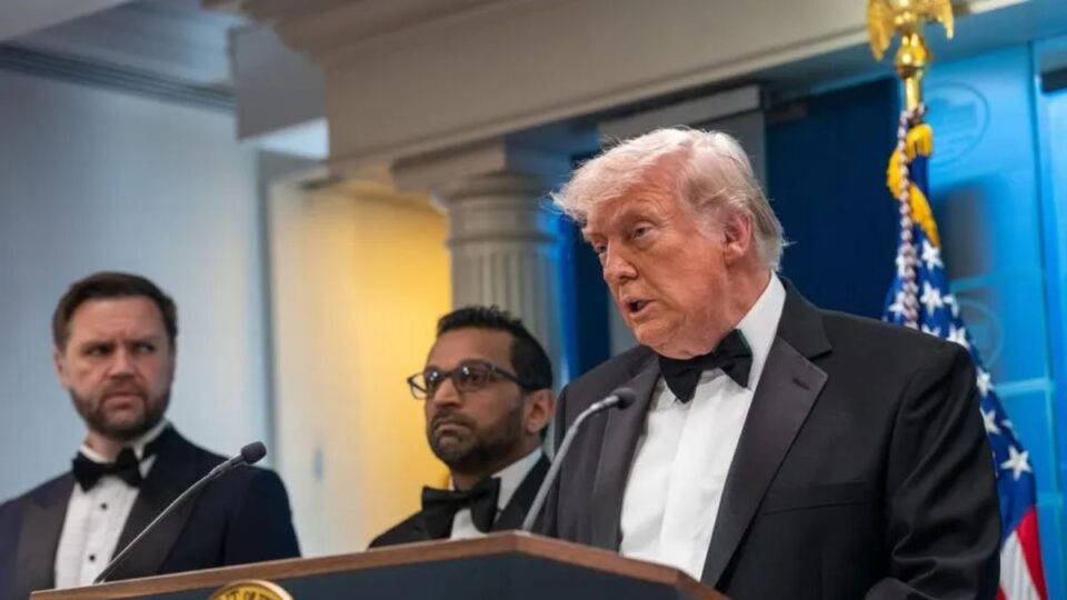 Trump retoma su plan para construir un salón de baile en la Casa Blanca tras el tiroteo en la Cena de Corresponsales