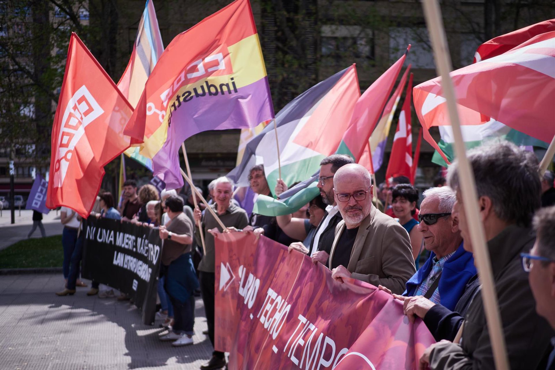 Sordo (CCOO) reclama «salario, techo y tiempo» para la clase trabajadora y ayudas de 300 euros por el IPC