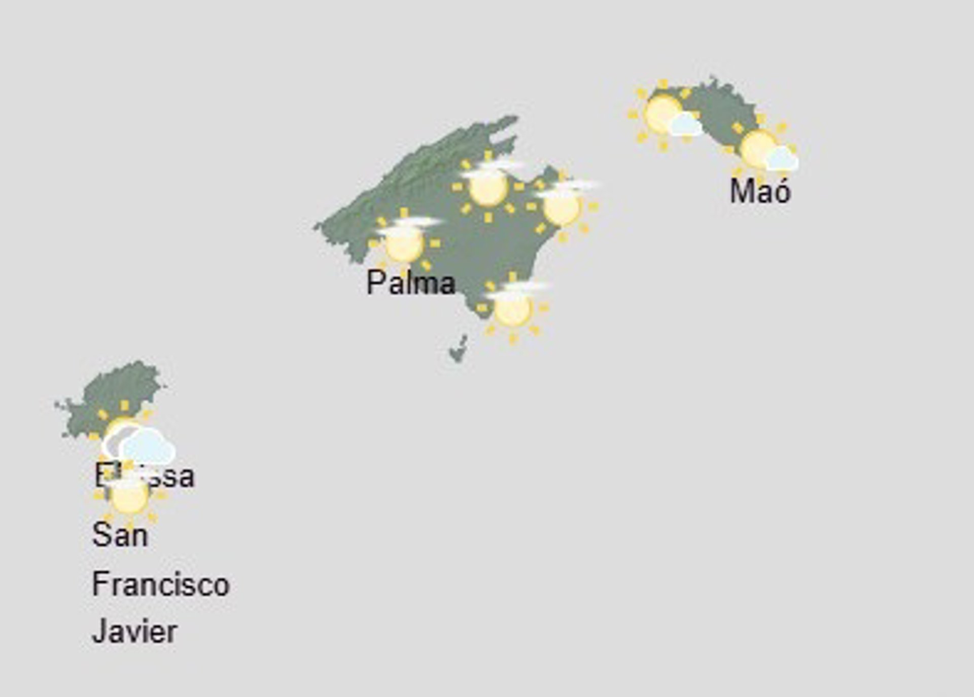 Predicción meteorológica para hoy, viernes 24 de abril, en Baleares: baja probabilidad de alguna precipitación ocasional