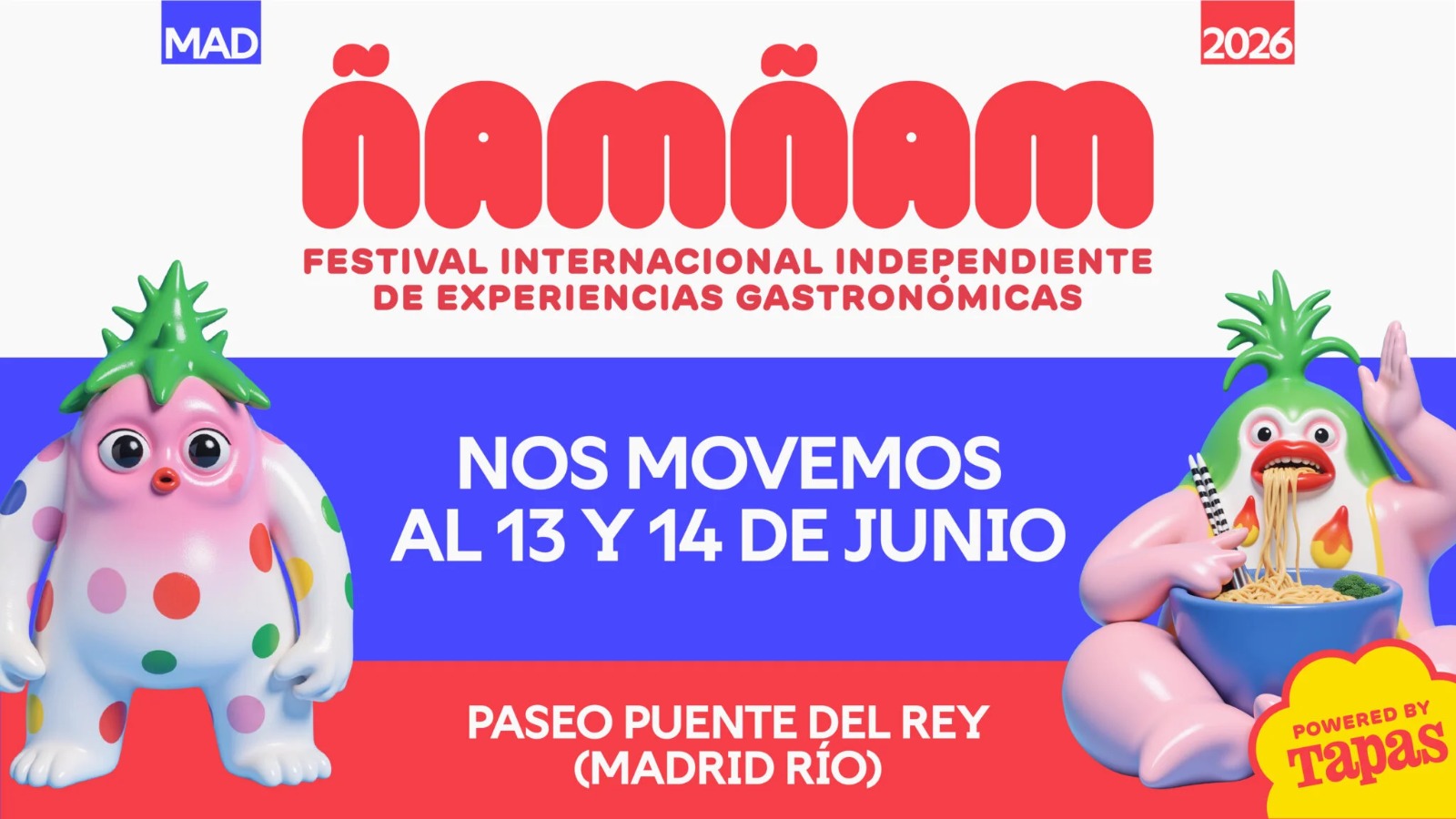 Ñam Ñam Festival tiene cartel nuevo: te contamos quiénes son los protagonistas del Coachella de los foodies