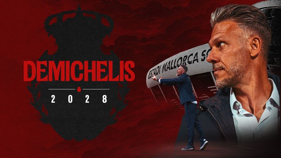 Demichelis ha allargat el seu contracte com a entrenador del Mallorca fins al 2028 per liderar el retorn del club a la màxima categoria.