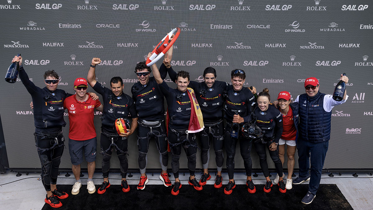 España logra su primera victoria de la temporada en SailGP