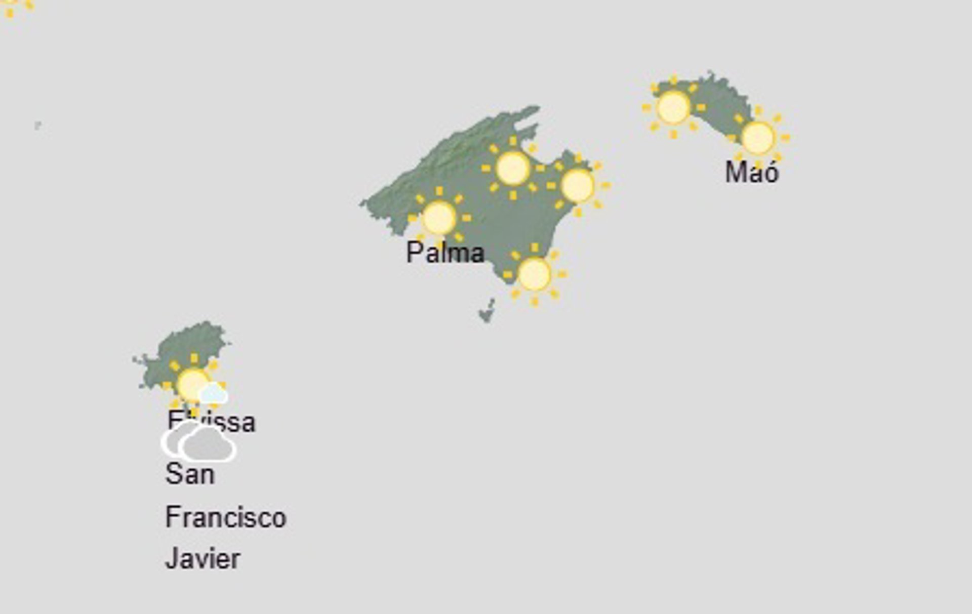 Predicción meteorológica para hoy, martes 9 de junio, en Baleares: cielo poco nuboso o despejado