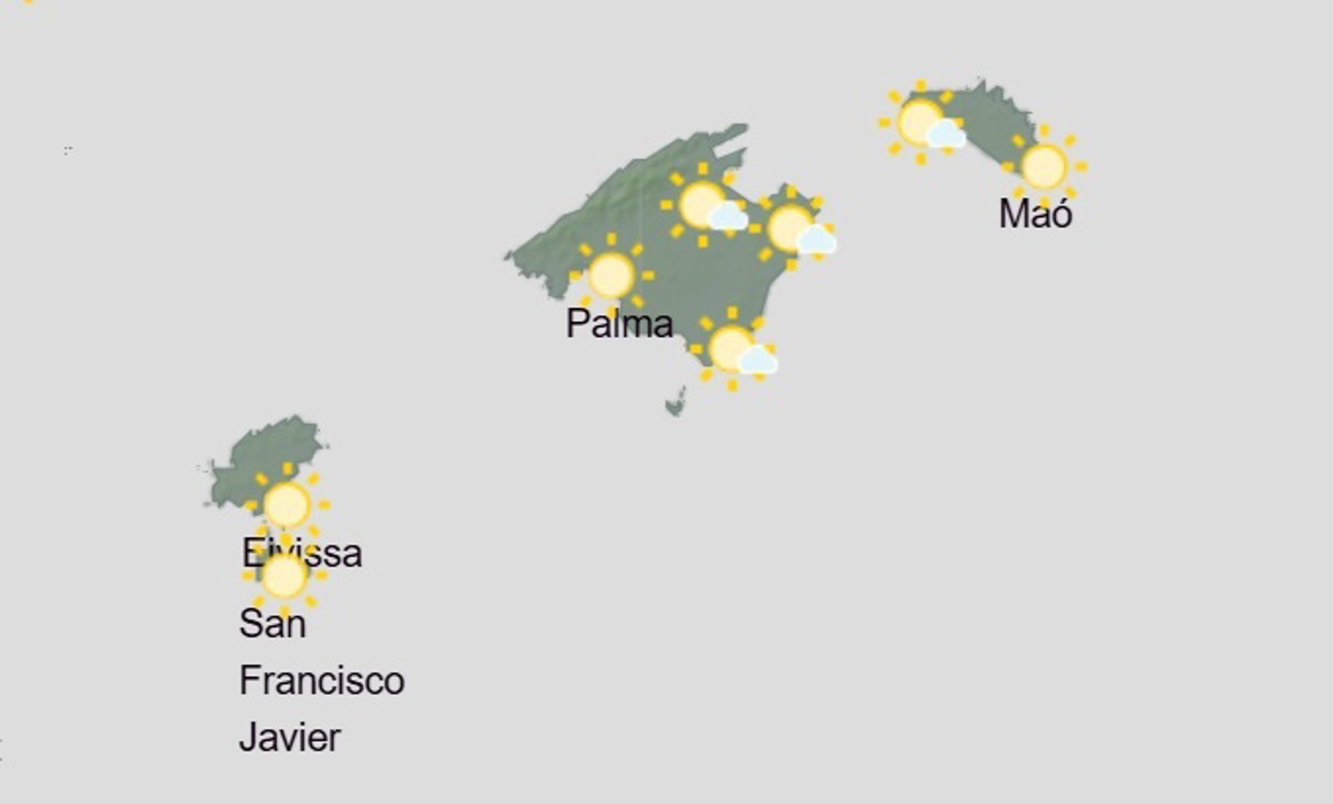 Predicción meteorológica para hoy, jueves 11 de junio, en Baleares: temperaturas nocturnas en ligero descenso