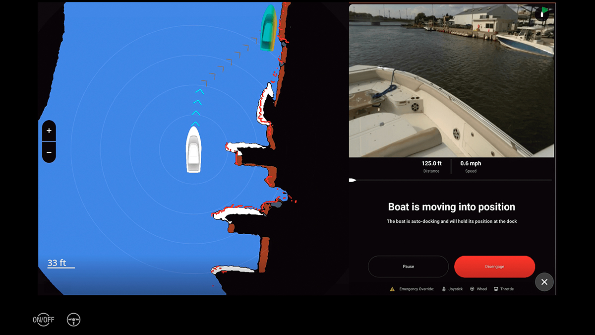 AutoCaptain de Brunswick permite atracar embarcaciones con ayuda de la IA