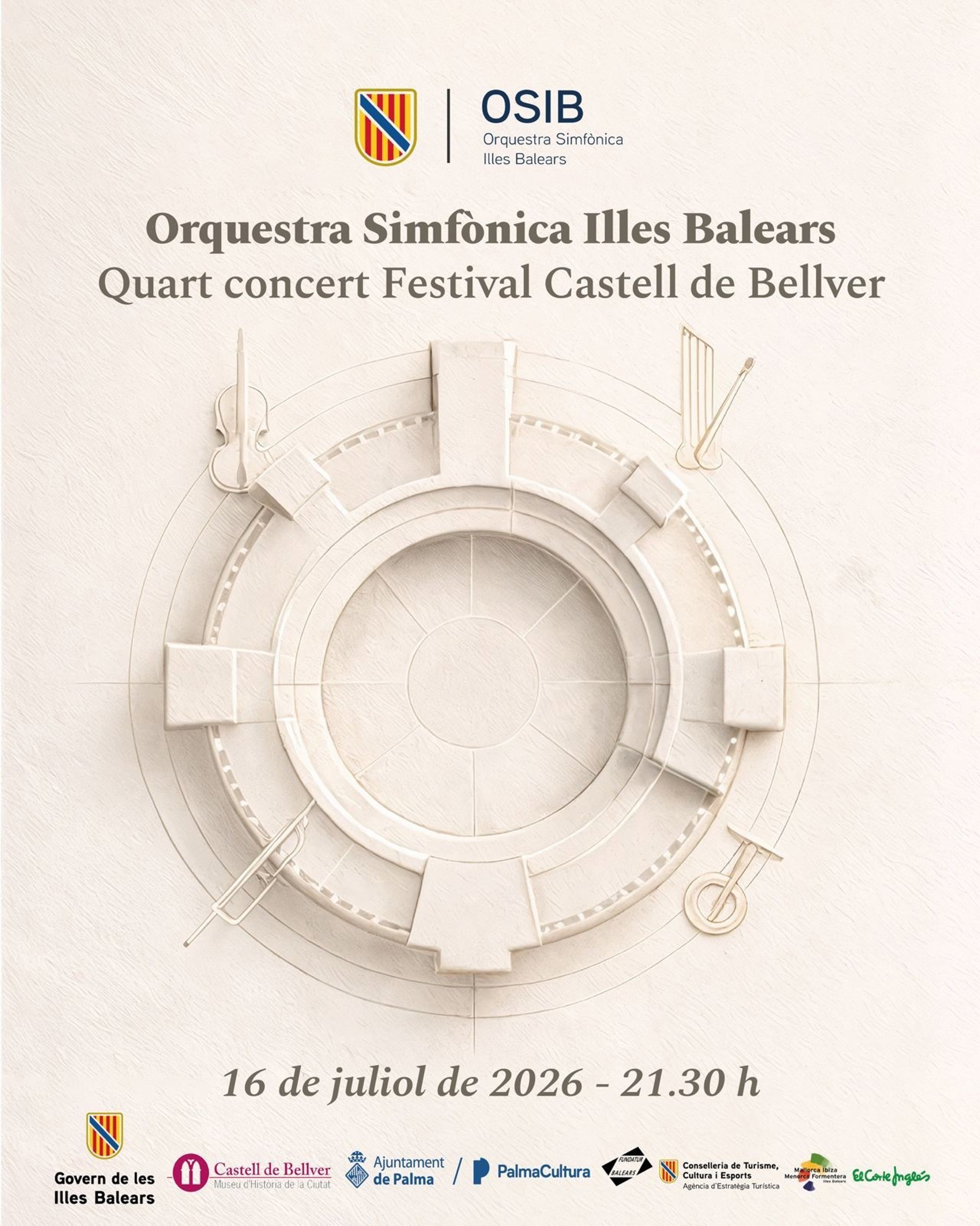 La Orquesta Sinfónica concluirá el Festival Bellver el próximo jueves