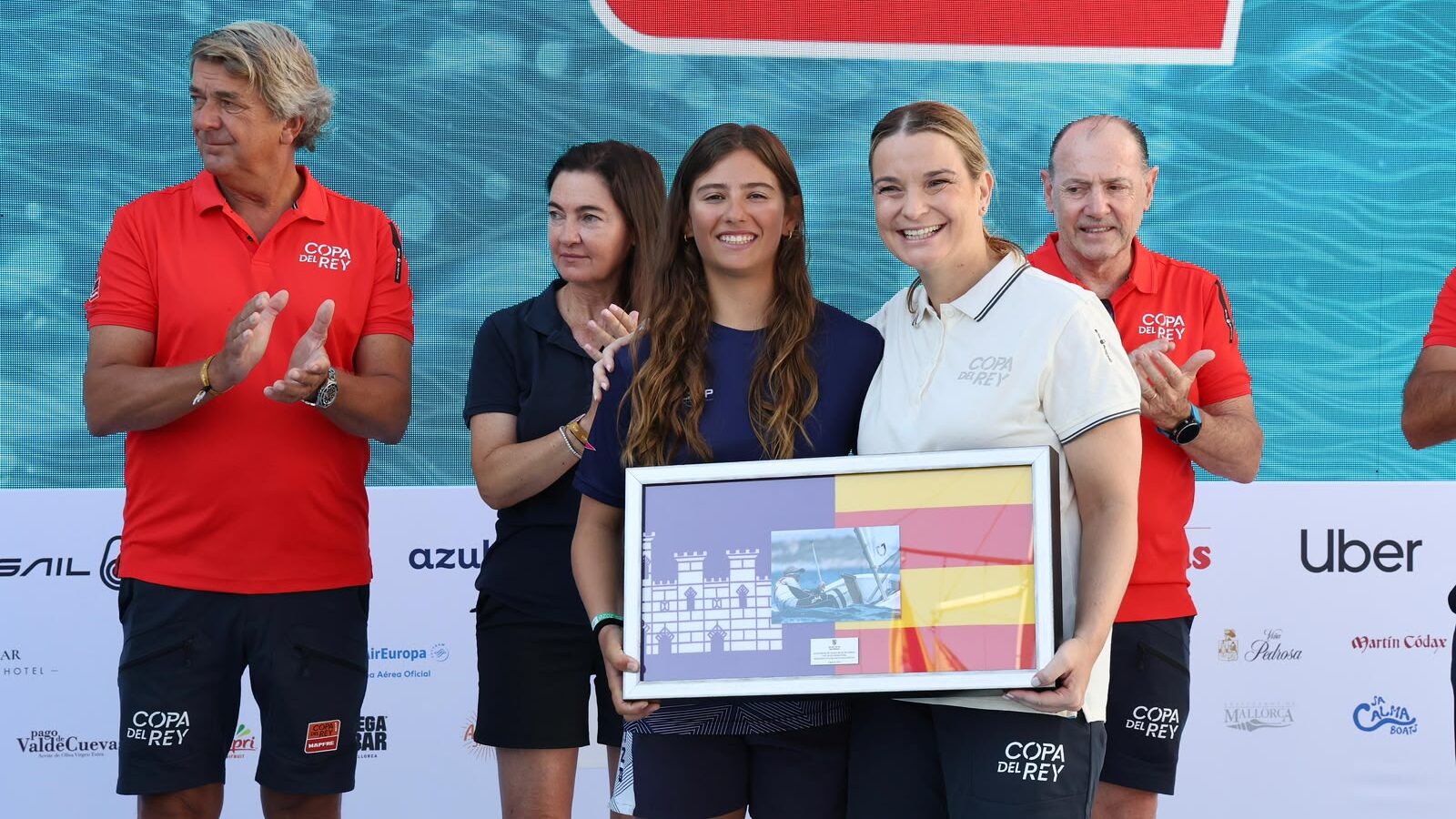 El Govern Balear visita a los jóvenes regatistas de la Copa del Rey Mapfre