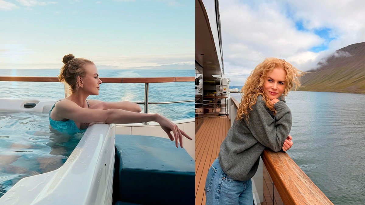 Dentro del yate de lujo con el que Nicole Kidman ha navegado Islandia