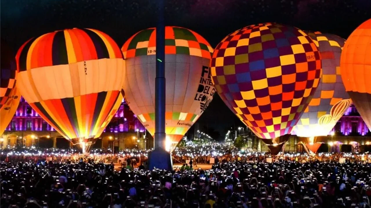 A hot air balloon ride will take off over Ibiza this weekend