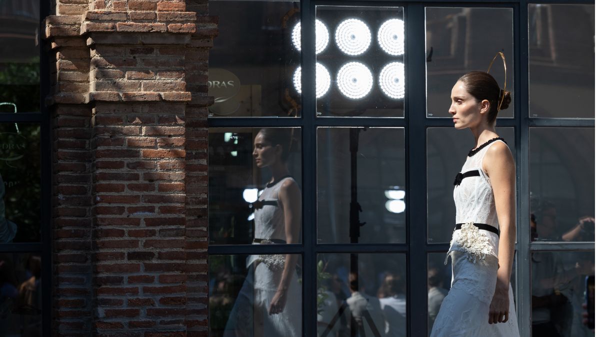 Canarias convierte Madrid en una de sus islas durante una tarde de moda