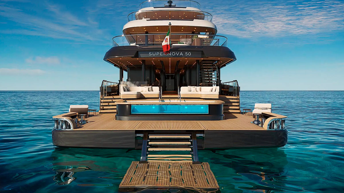 Entramos en el superyate diseñado por la mítica casa de moda Elie Saab