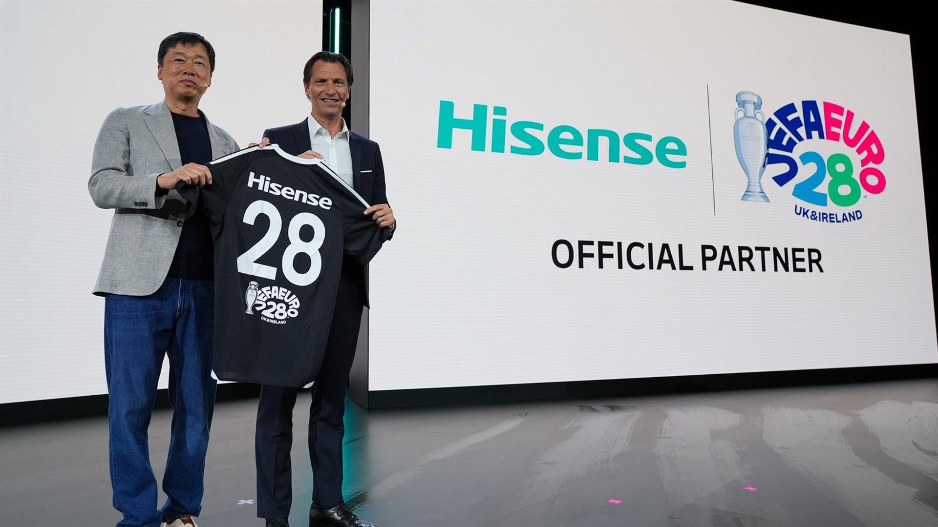 Hisense renueva su alianza con la UEFA como patrocinador de la Eurocopa 2028