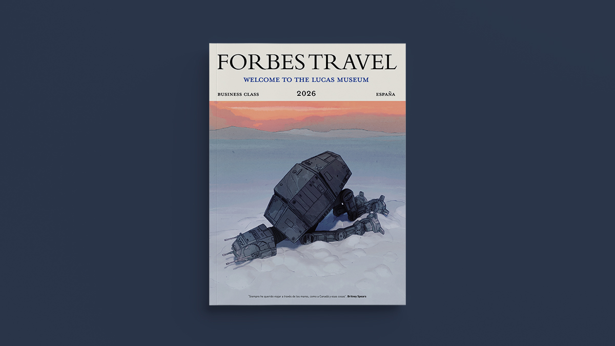 Portada de Forbes Travel núm. 6. Ilustración de Jon Juarez.